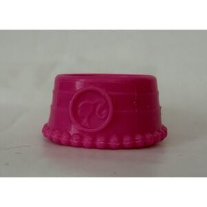 Mattel Barbie Pet Food Pink Bowl Replacement Piece